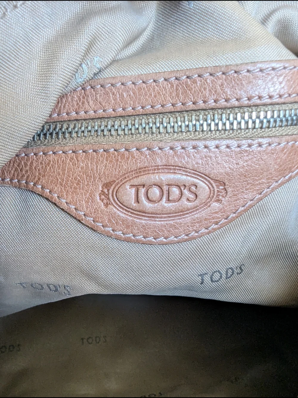 Vintage Tod's G-Line Easy Sacca Satchel Bag